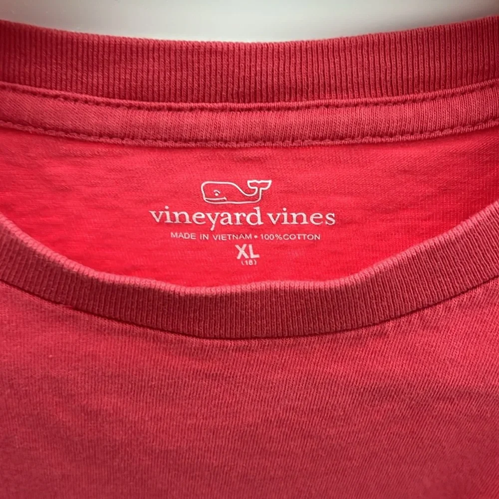 Youth XL Vineyard Vines Hockey Tee - Picture 4 of 5